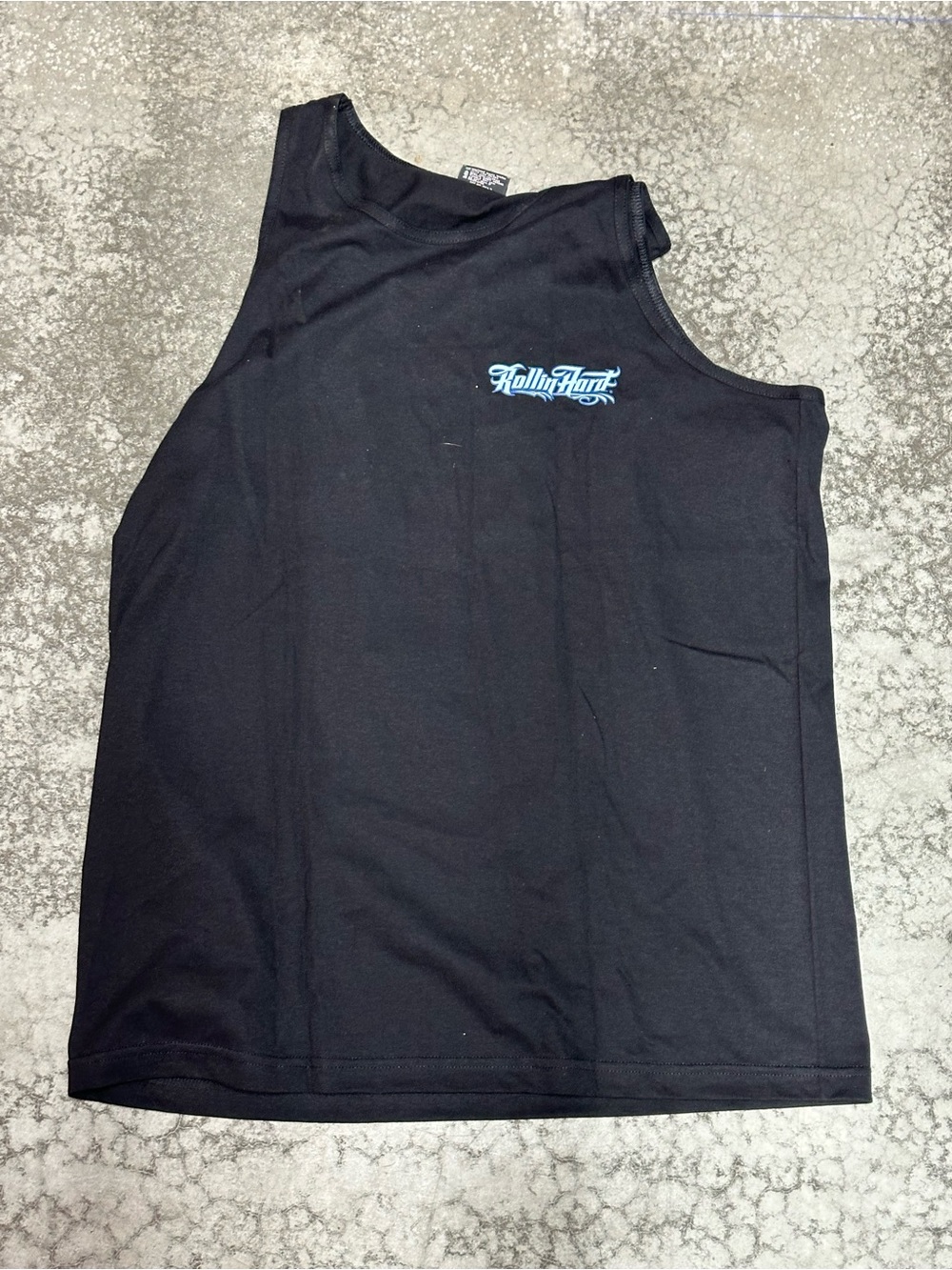 Vintage Rollin Hard Way of Life Chicano Lowrider Tank Top ODM Tag XL New - Picture 3 of 4